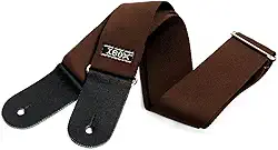 Correias em Algodão P/INSTR.CORDAS C/PONTEIRAS COURO DUPLO- LINHA COMFORT