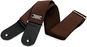 Correias em Algodão P/INSTR.CORDAS C/PONTEIRAS COURO DUPLO- LINHA COMFORT