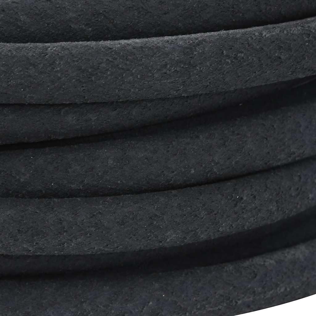 Manguera de goteo de goma negra de 10 m de 0,6 pulgadas con conector de 1 2 pulgadas, manguera de riego porosa para jardín, flores de césped, riego por goteo flexible