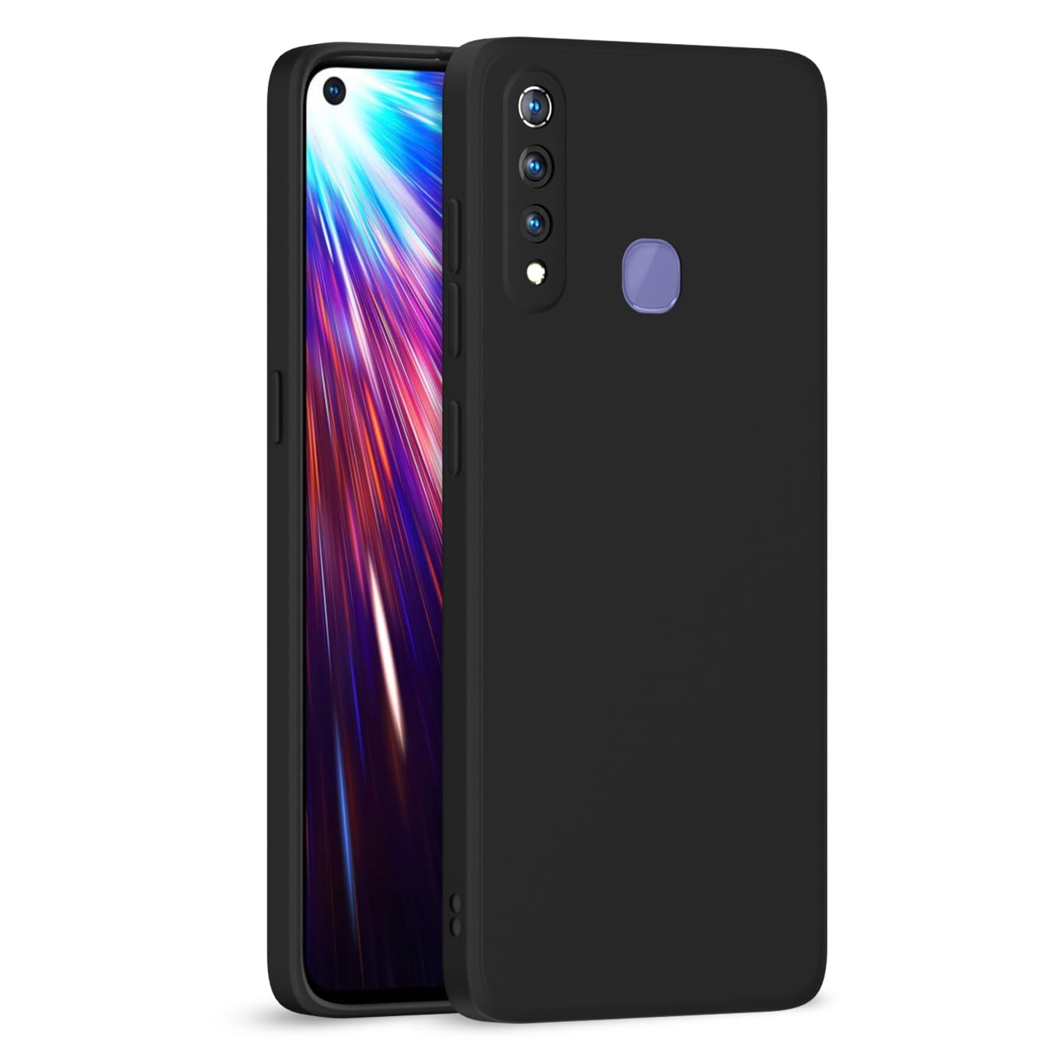 Pikkme Vivo Z1 Pro Back Cover Soft Matte Liquid Silicone TPU | Camera Protection | Shockproof Slim Back Case for Vivo Z1 Pro (Black) (B0BSNNYNRC) Amazon Price History, Amazon Price Tracker