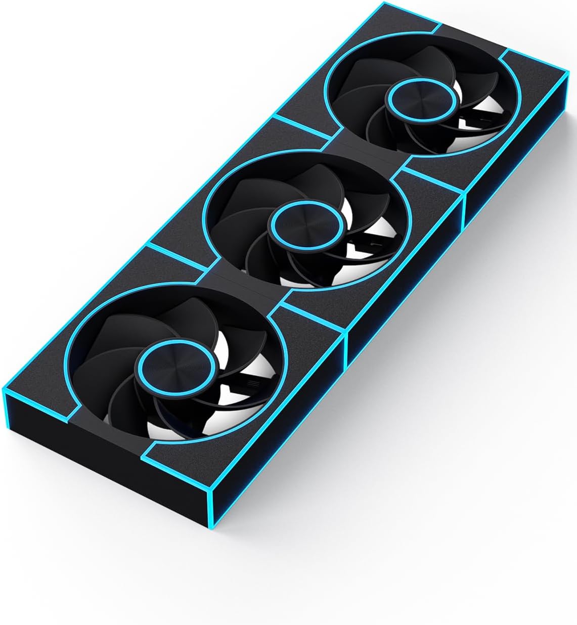 darkFlash 3-Pack 120mm PC Case Fans, PWM ARGB Sync, Addressable RGB Cooling Fans for Computer Case & High Airflow Reverse(DM8R LINE, Black)