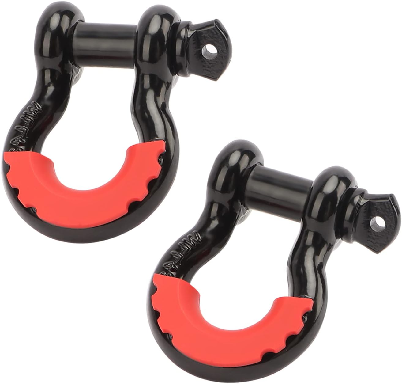 METOWARE 2 Pack D Ring Shackles 3/4" Off Road Shackles Tow