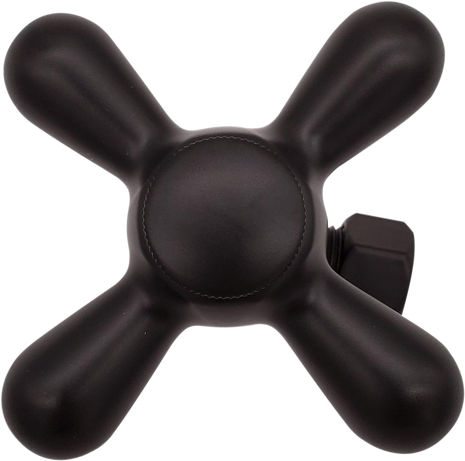 Westbrass Flat Head Toilet Kit with Cross Handles, 1/2" IPS x 3/8" OD x 20", Oil Rubbed Bronze, D103KFHX-12