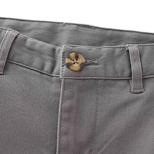 bienzoe boys school uniform pants adjustable waist cotton stretch slim flat front big kids slacks