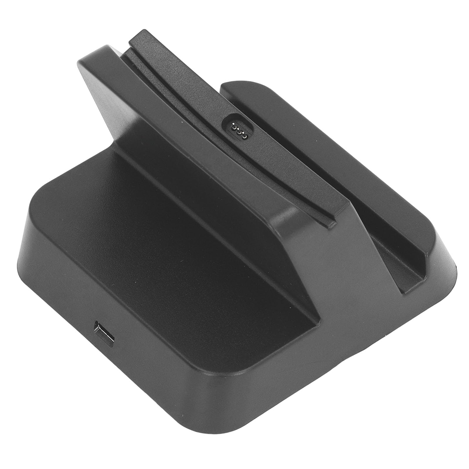 PS5 Portal Ladestation Stand Station, ABS Tragbares Ladegerät mit Effizienter Lade Lösung für Heim und Reisen (Black)