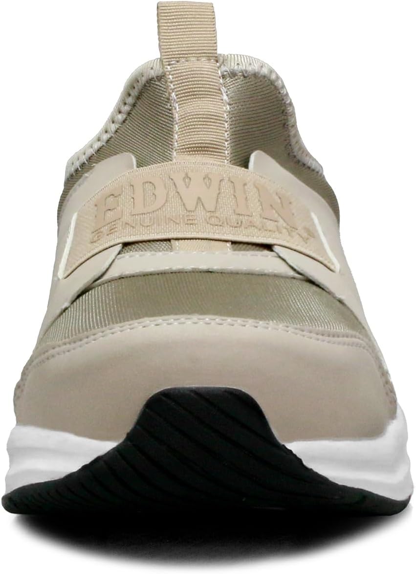 [エドウィン] 安全靴 レディース スリッポン 軽量 樹脂先芯 エラスティックバンド ローカットスニーカー おしゃれ 女性 作業靴