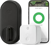 Yale Approach Smart WiFi Deadbolt Retrofit Lock - Keyless Entry, Unlimited Virtual Keys, App Remote Control - Black