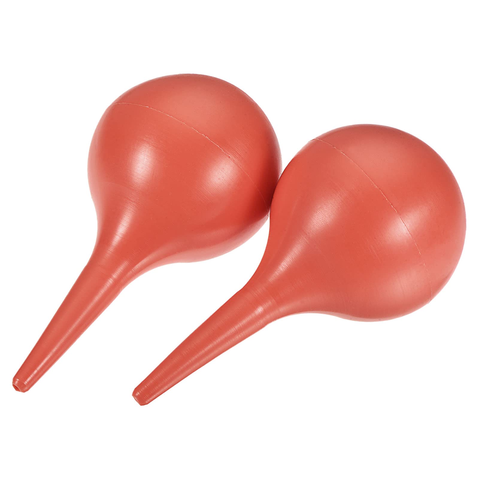 MECCANIXITY Dust Ball Air Blower Rubber Blowing Pump Cleaning Tool for Camera Lens, Keyboard, PCB Board, Computer, Plants, 90ml, Red, Pack of 2