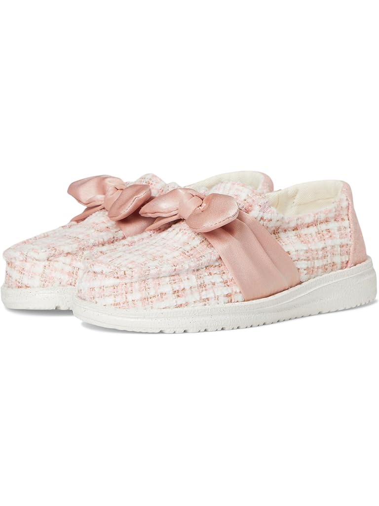 Pink Hey Dude Wendy Bow Tweed (Toddler)