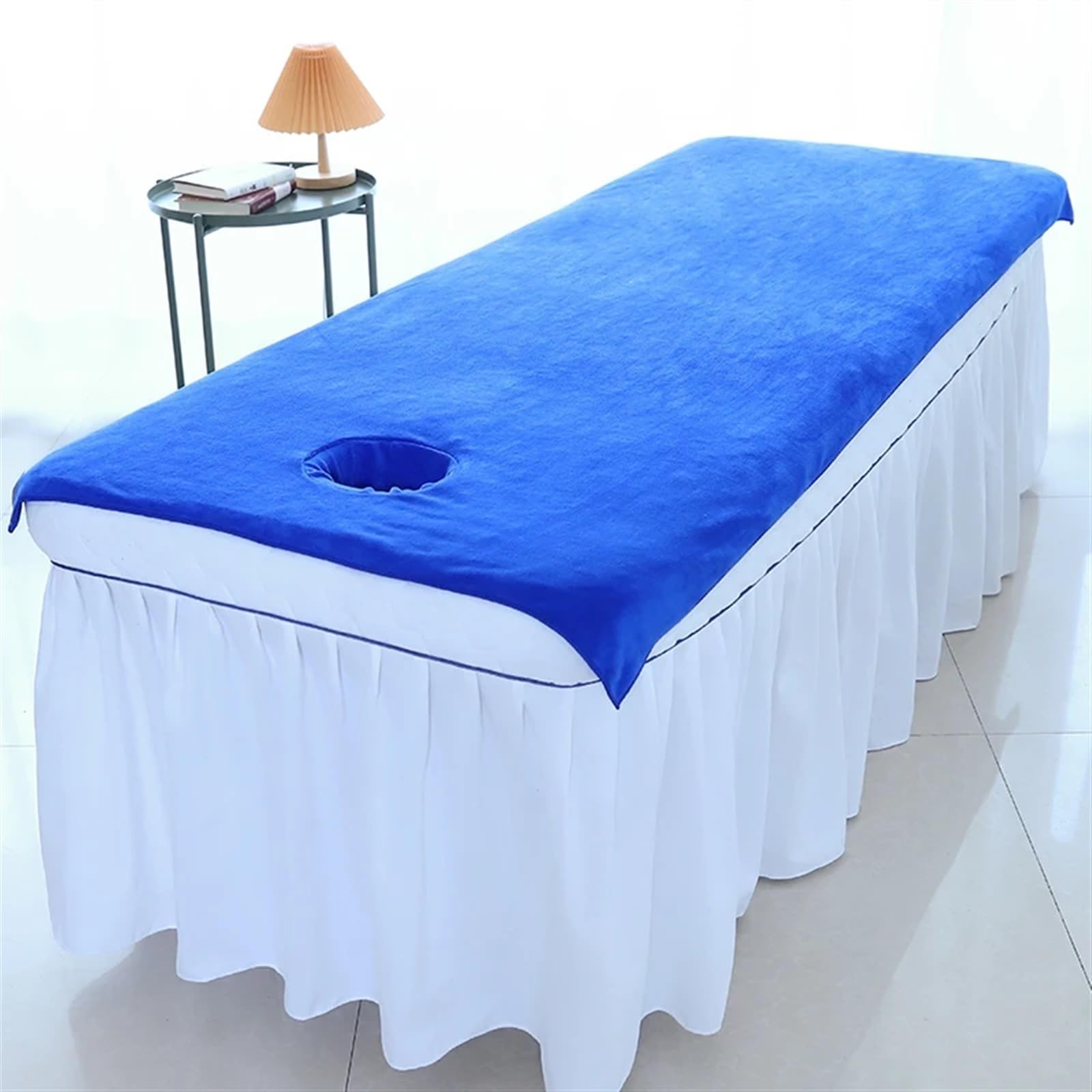 Sábanas de belleza Sábanas de salón de belleza Sábanas suaves for tratamientos de masajes Sábanas for mesa de spa Sábanas con orificio(Pink,100X200CM)