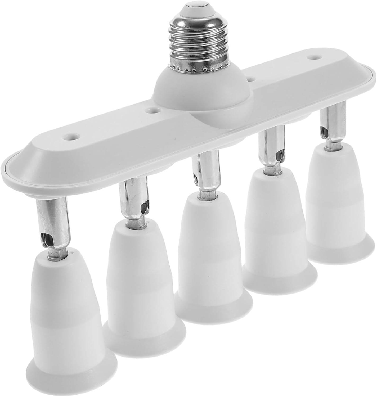Socket Splitter for LED Bulbs Light Bulb Adapter Light Socket Splitter Light Socket Extender E26 Lamp Light Socket Branch Adapter Vientiane White e27 pbt 5