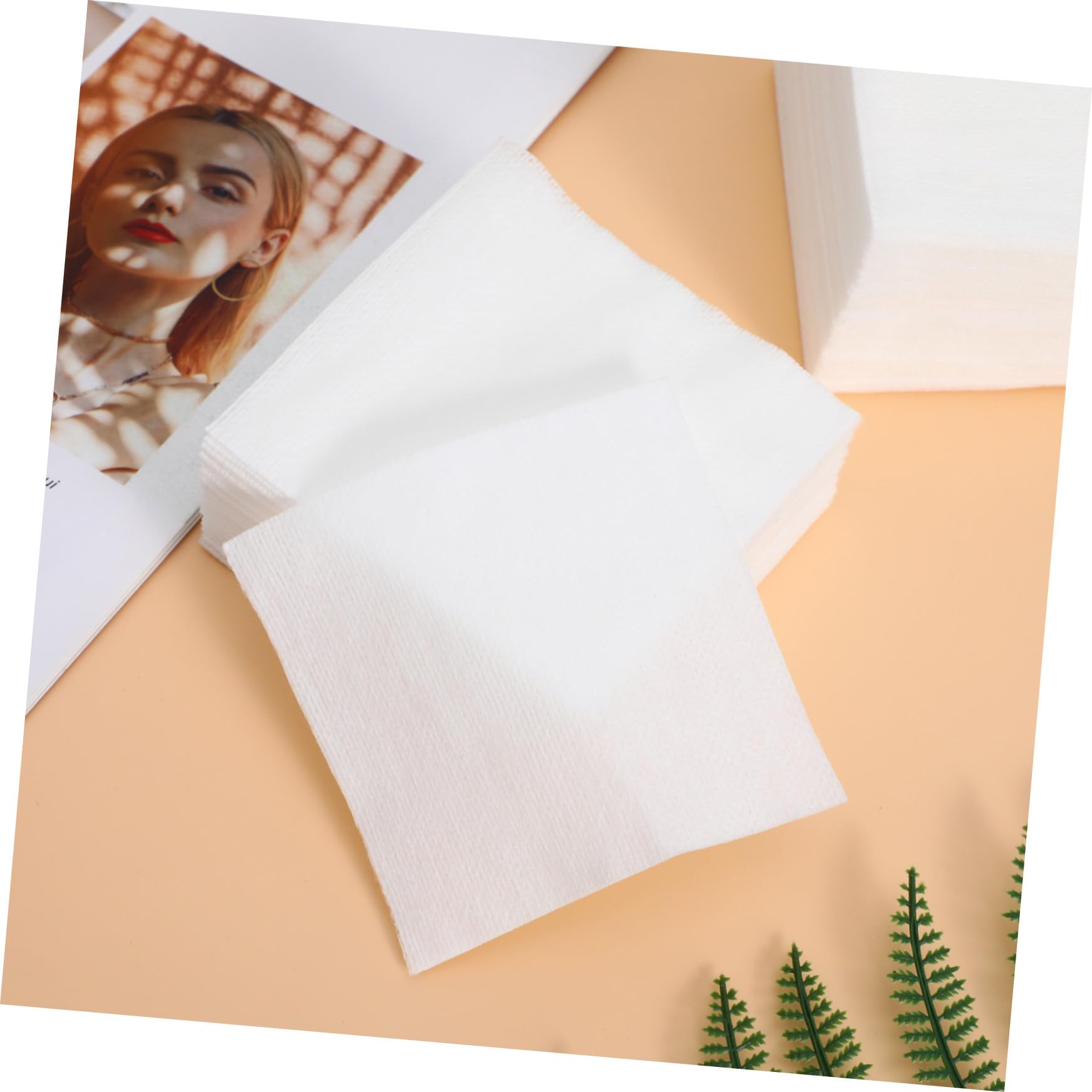 400 Stück Einweg Vlies Make Up Entferner Pads 10X10cm Atmungsaktive Gesichtsreinigungstücher für Empfindliche Haut
