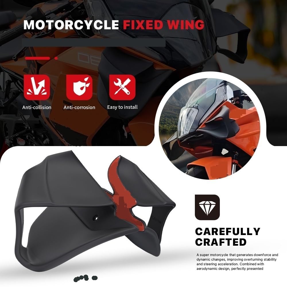 Aerodynamiczne Winglety Motocykla Do RC390 RC 390 2022-2024 Przednie Aerodynamiczne Winglety