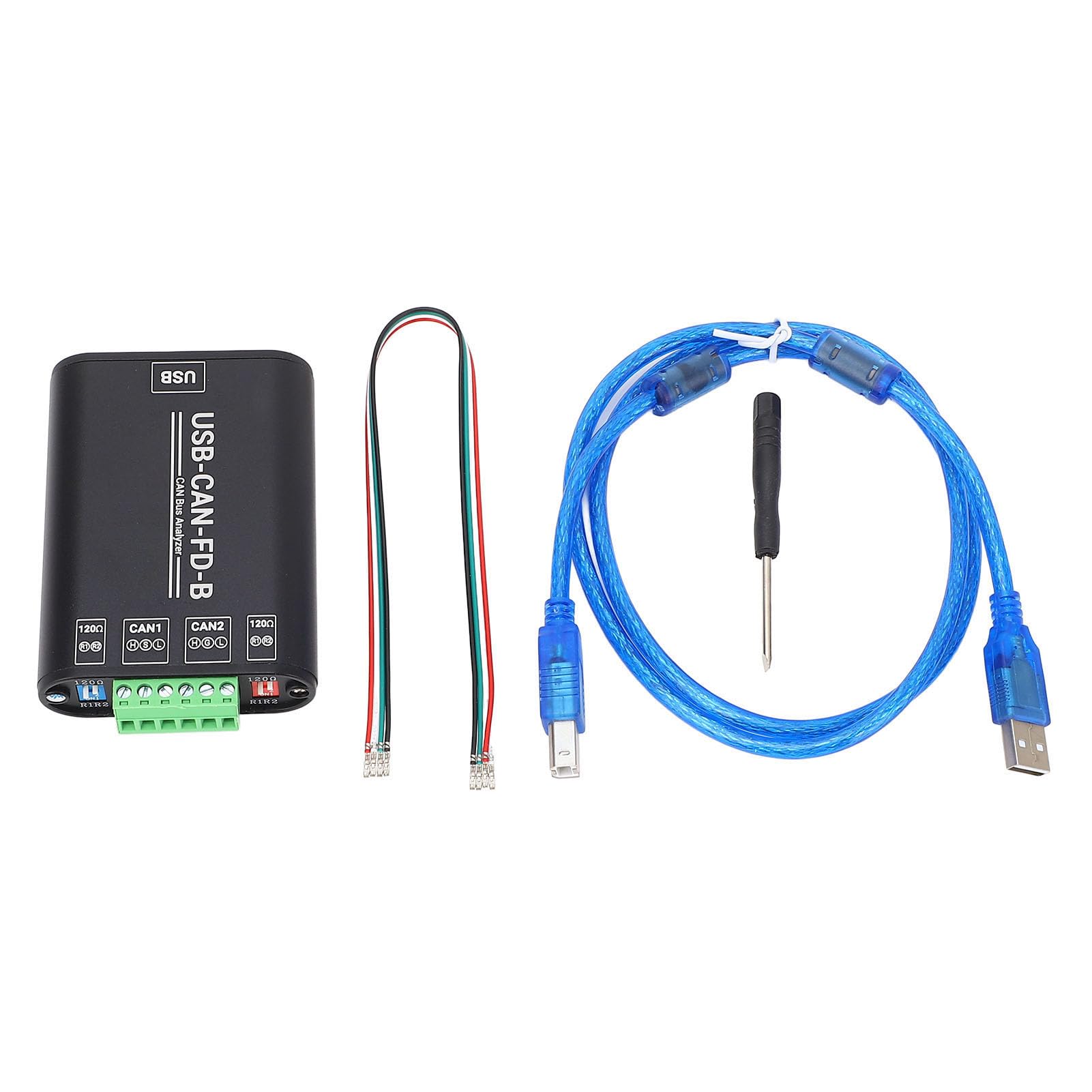 Analizator USB CAN Bus Dwukanałowy Konwerter Interfejsu CAN FD z izolacją elektryczną dla Automatyki Przemysłowej Systemy Zasilania i Sterowania Obsługa Systemu Operacyjnego