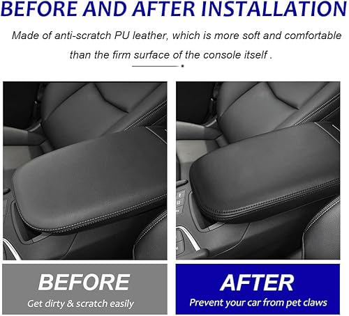 Miniatura 2 de DEYTOP Funda para Consola para Cadillac XT5 2017-2026 Funda para Apoyabrazos para Cadillac XT5 2025 2026 Accesorios Protector de Apoyabrazos