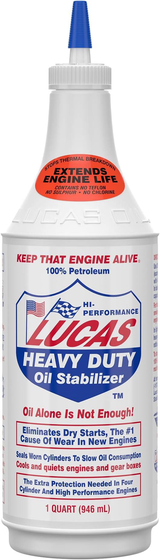 Lucas Oil 10001 Heavy Duty Oil Stabiliser, 946 ml