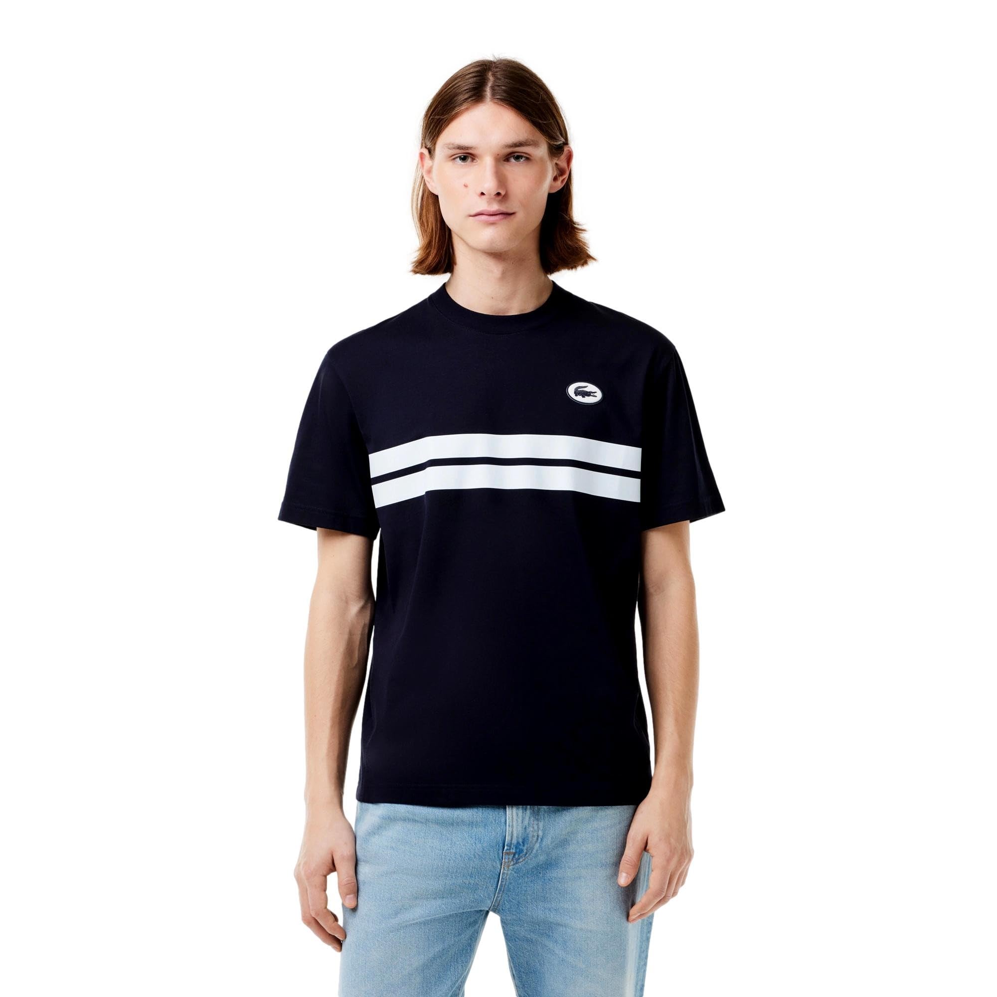 Lacoste Camiseta Azul Marino para Hombre - TH8590 00 HDE - Azul, M