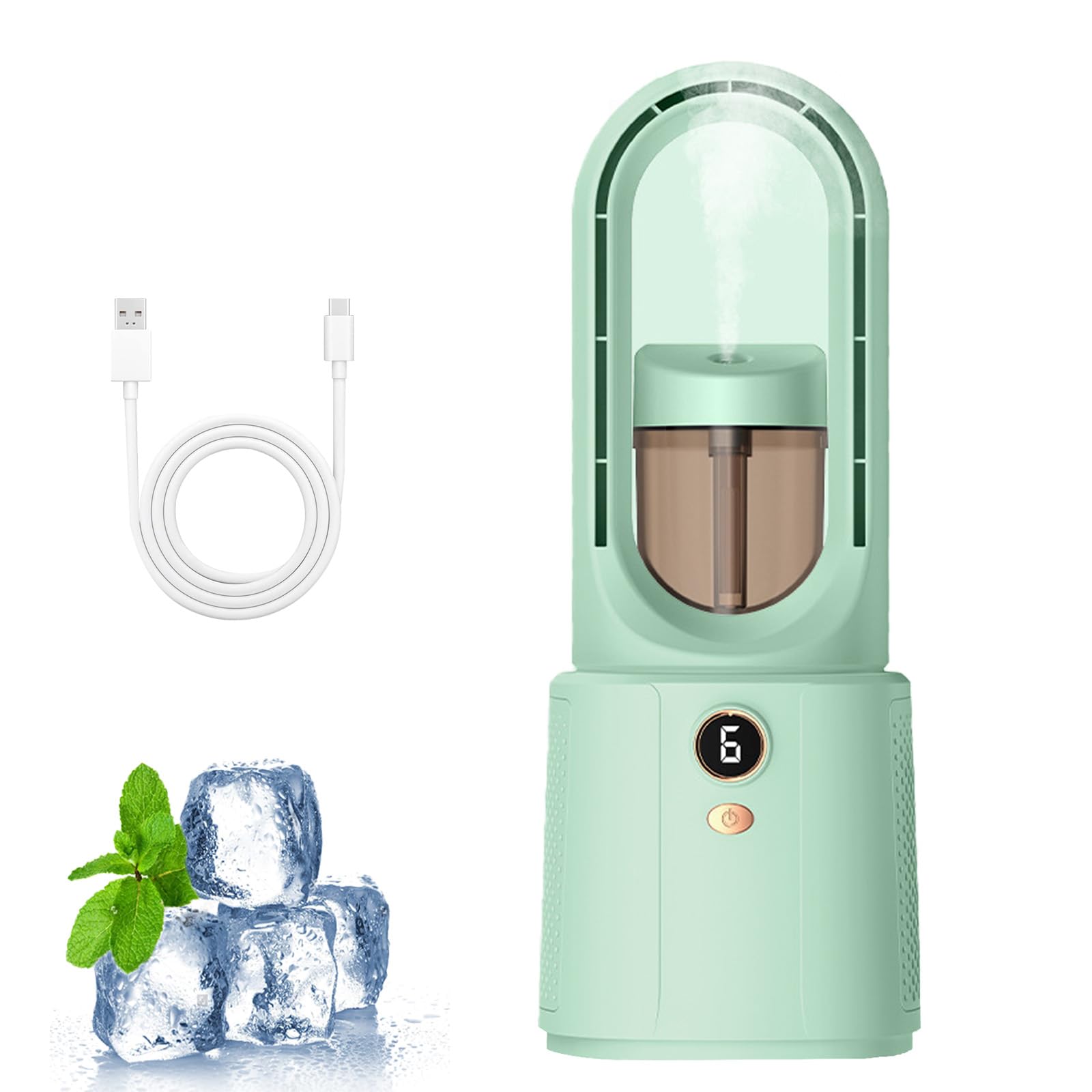 Ventilateur de refroidissement humidificateur bureau mini climatiseur portable chambre