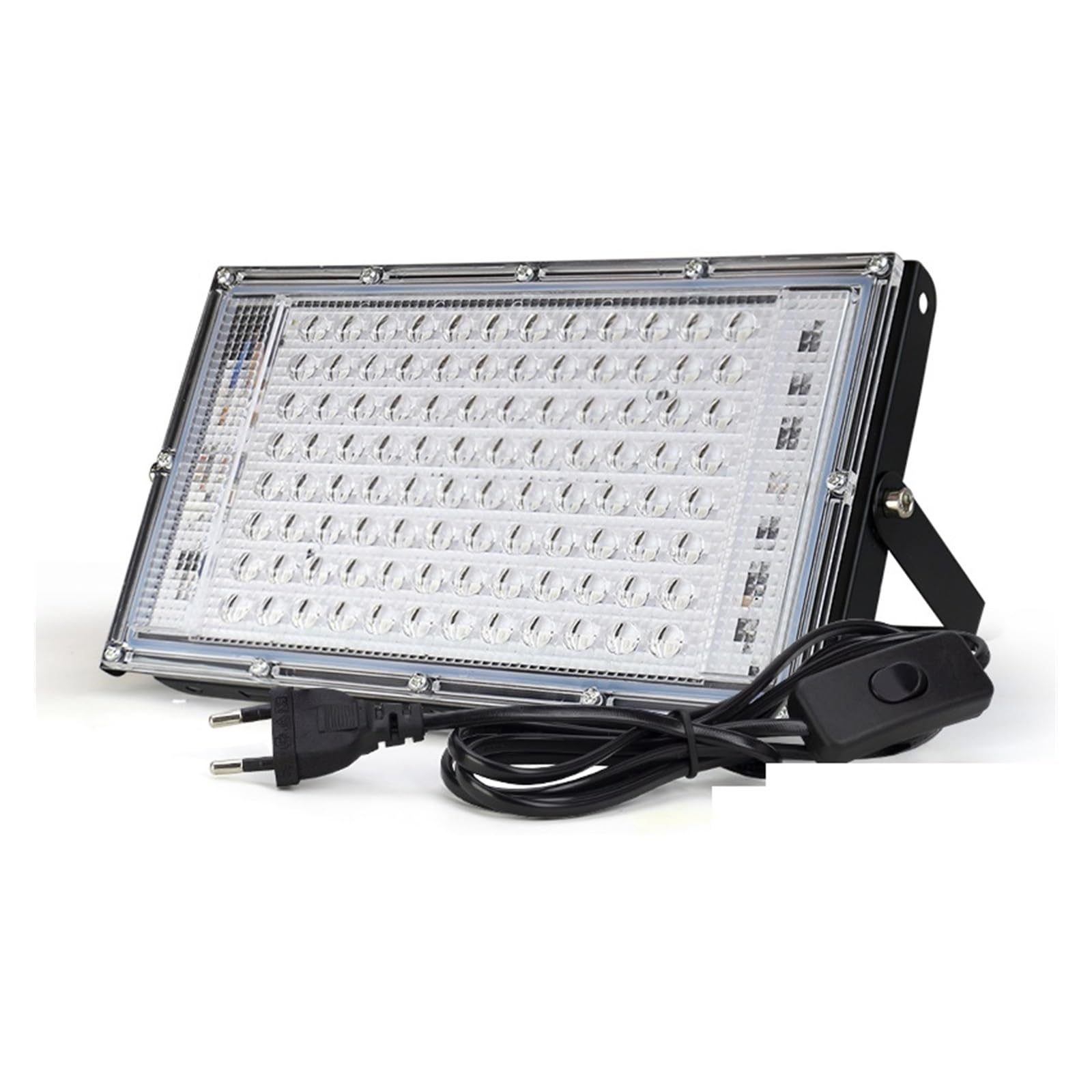 JOLIANE UV Flood Light 50W 100W 395nm 400nm Ultraviolet Fluorescent Sta Lamp for Bar Dance Party Blacklight(100W with Plug)