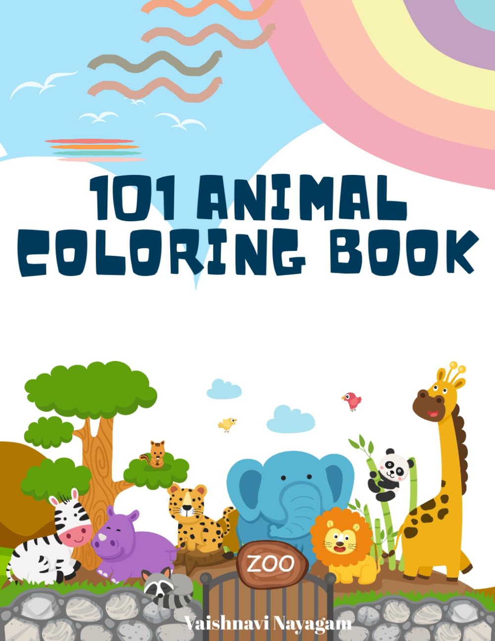 101 Animal Coloring Book for Children: Animal Series for learning