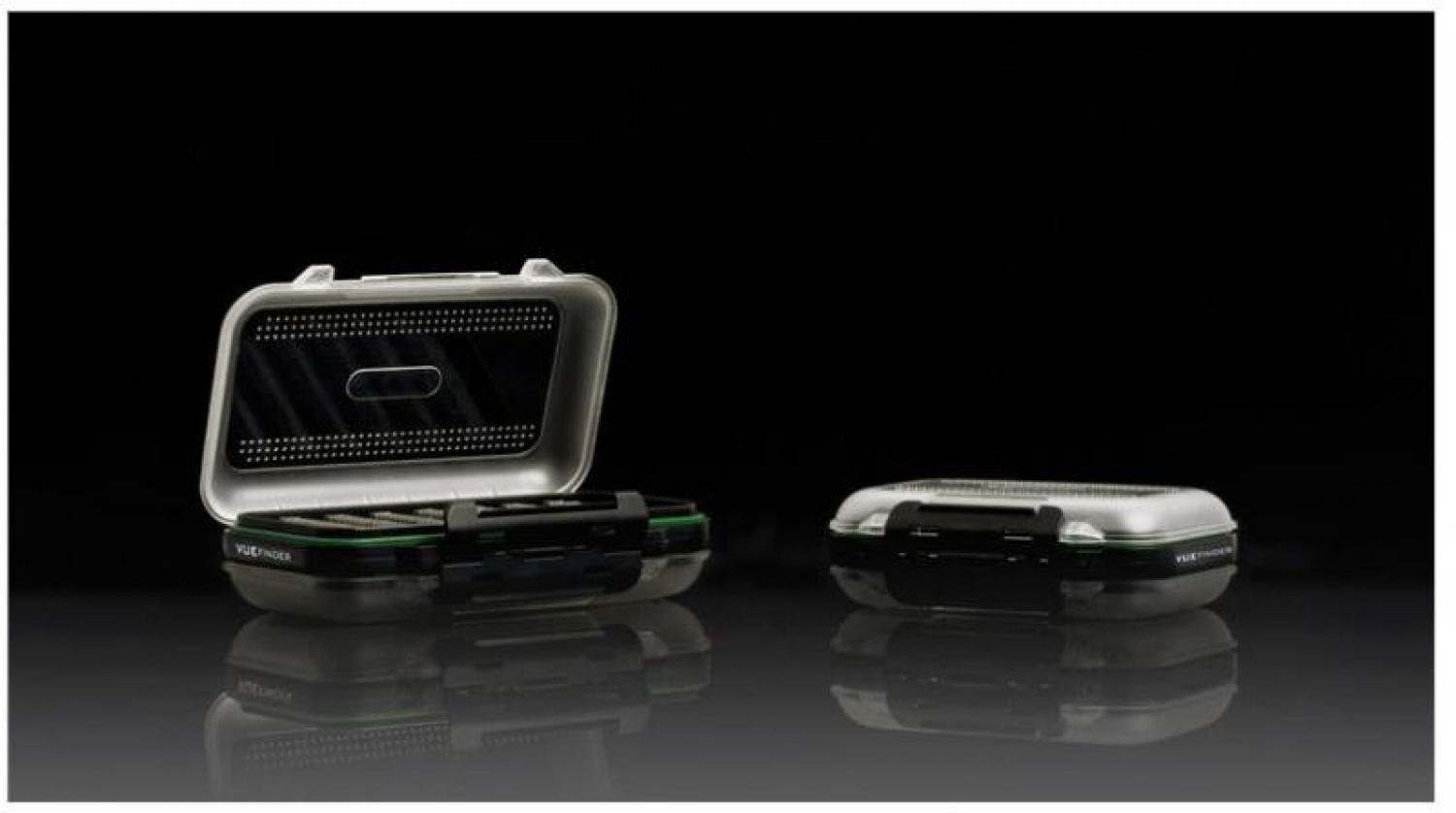 Wychwood Clear Vuefinder Fly Box Large Double Ripple Foam