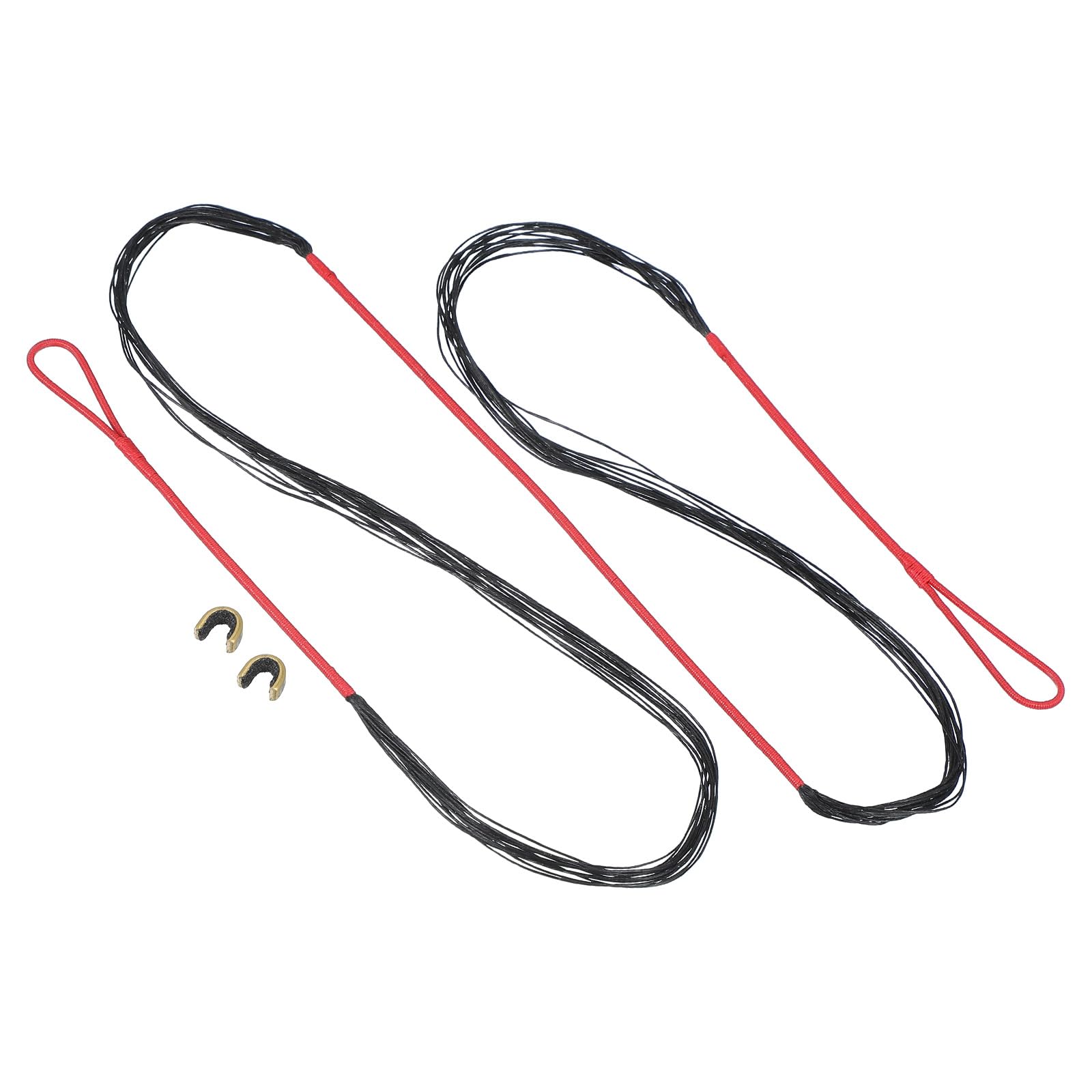PATIKIL Bow String Replacement, 16 Strands Recurve Bowstring with Nock Point for AMO 56