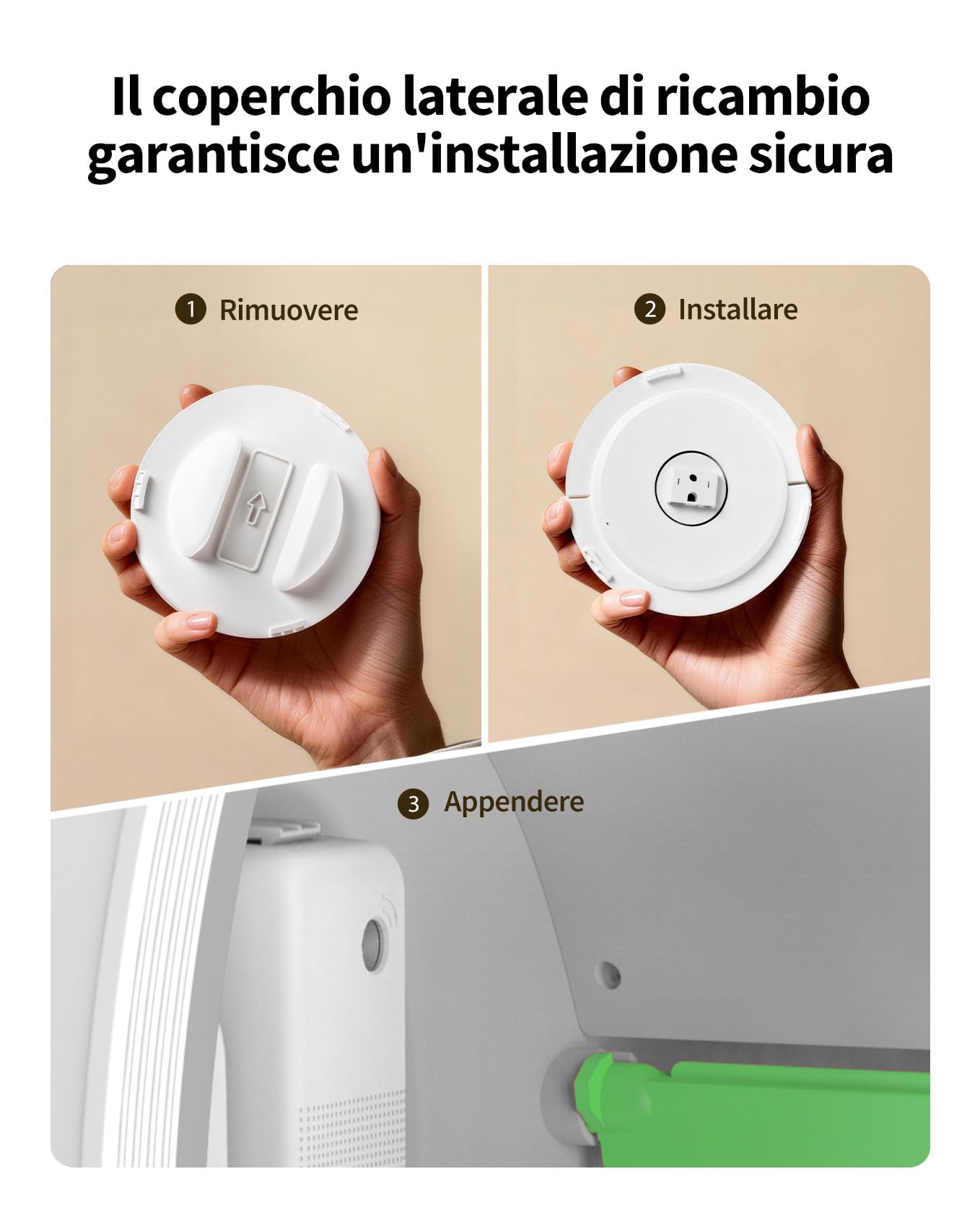 PETKIT Pura Air Smart Odor Eliminator Spray, per la Lettiera Autopulente per Gatti PURA MAX 2, Elimina Gli Odori, con Luce Intelligente, Controllo Tramite App