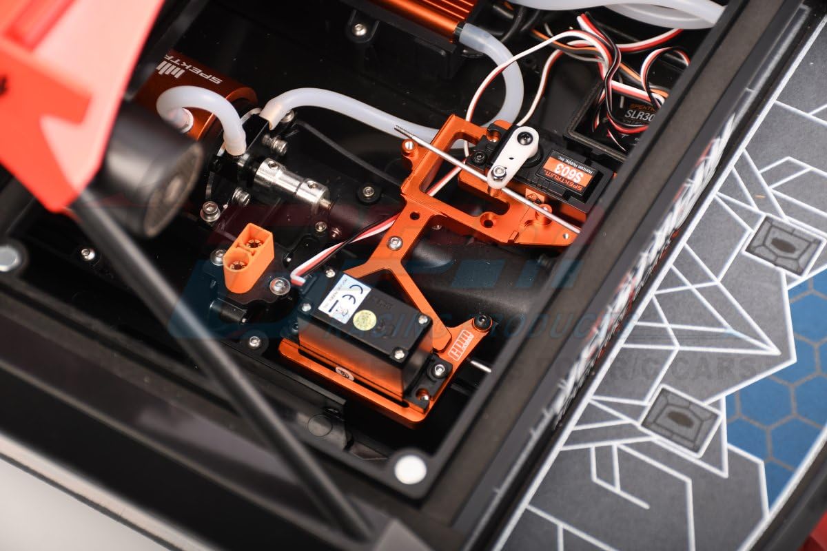 Aluminum 7075 Alloy Servo Mount Set for PROBOAT 1/6 24-inch Jetstream Jet Boat RTR Mojo-PRB08051 Upgrades - Silver