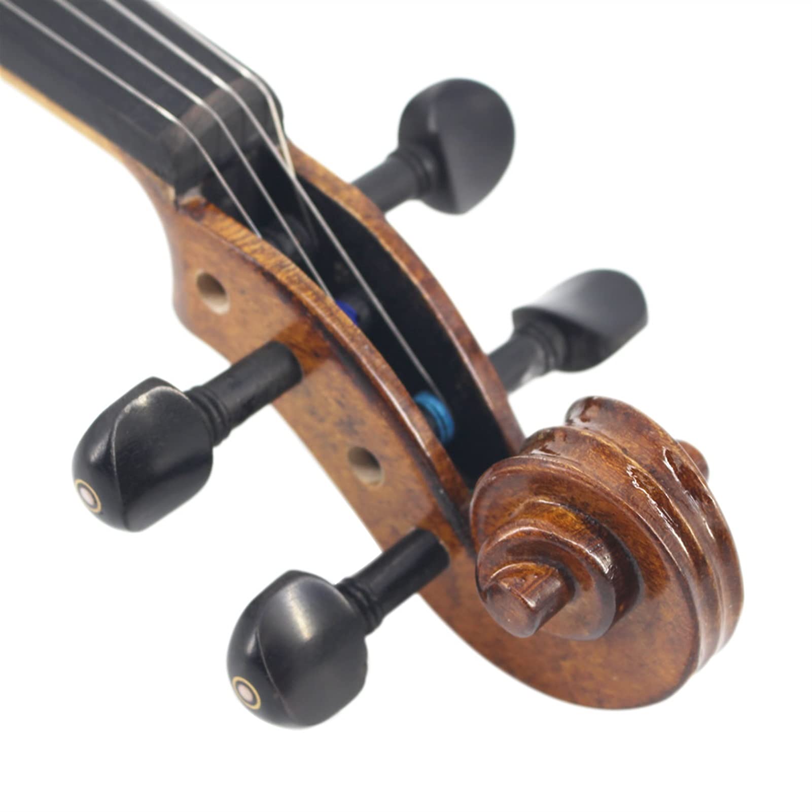 Neue Natürliche Flamme Ahorn Violine Volle Größe Handkraft Violine Saited Musical Instrument Ebony Anpassung W/Case Bogen Bogen Kolophonium Anfänger Violine Set(1/2)