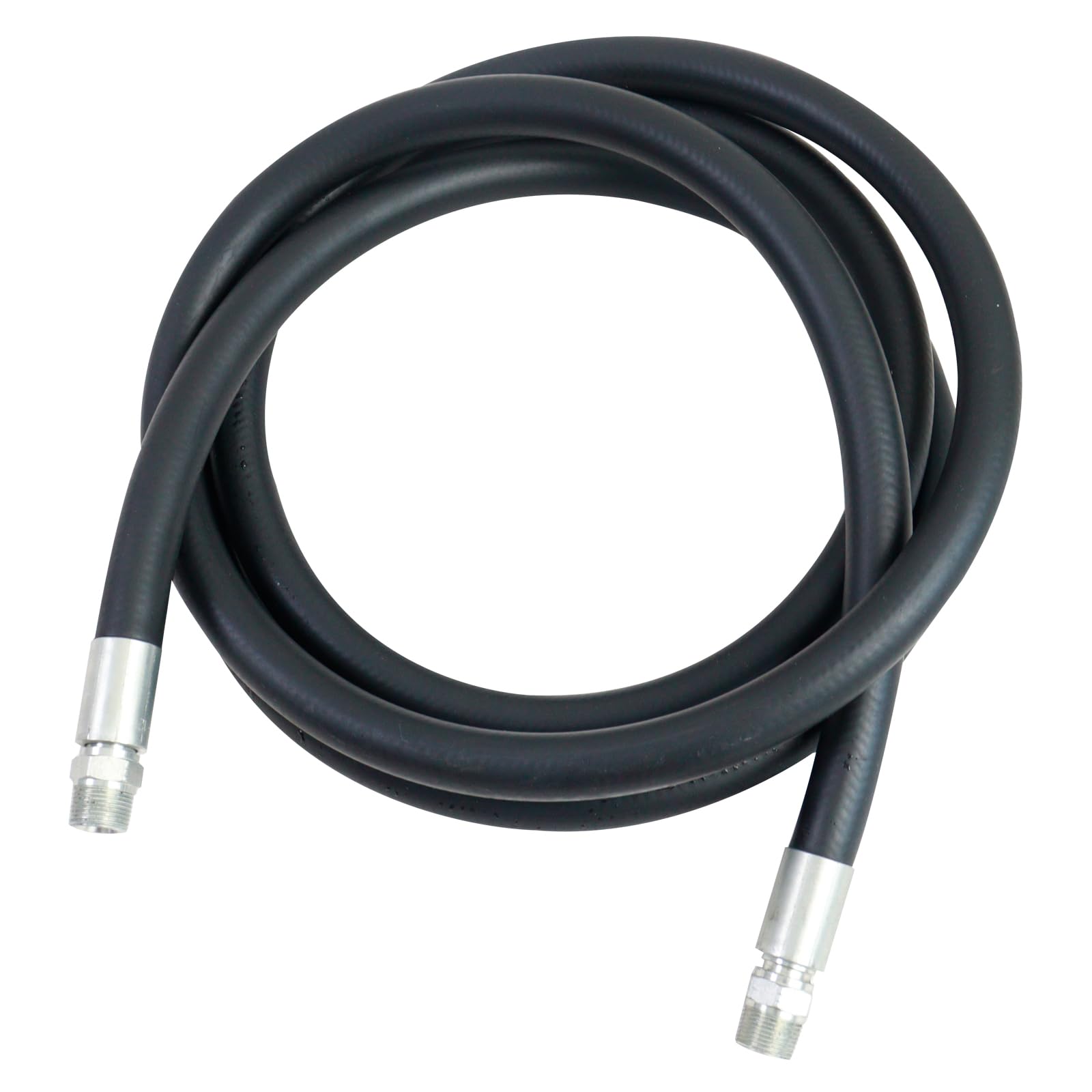 3/4 Inch x 13 Foot Fuel Transfer Hose with 3/4" Inch Dual NPT Threads Connecter male NPT fittings Compatible with All Electric Fuel Pumps for Dispensing Diesel Fuel,Gasoline,Kerosene Biodiesel