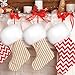 Syhood 2 Inches Wide Christmas Faux Fur Ribbon Trim Fabric Roll for Christmas Tree Decor or Wreath Bows Craft, 3 Yards Long (White)