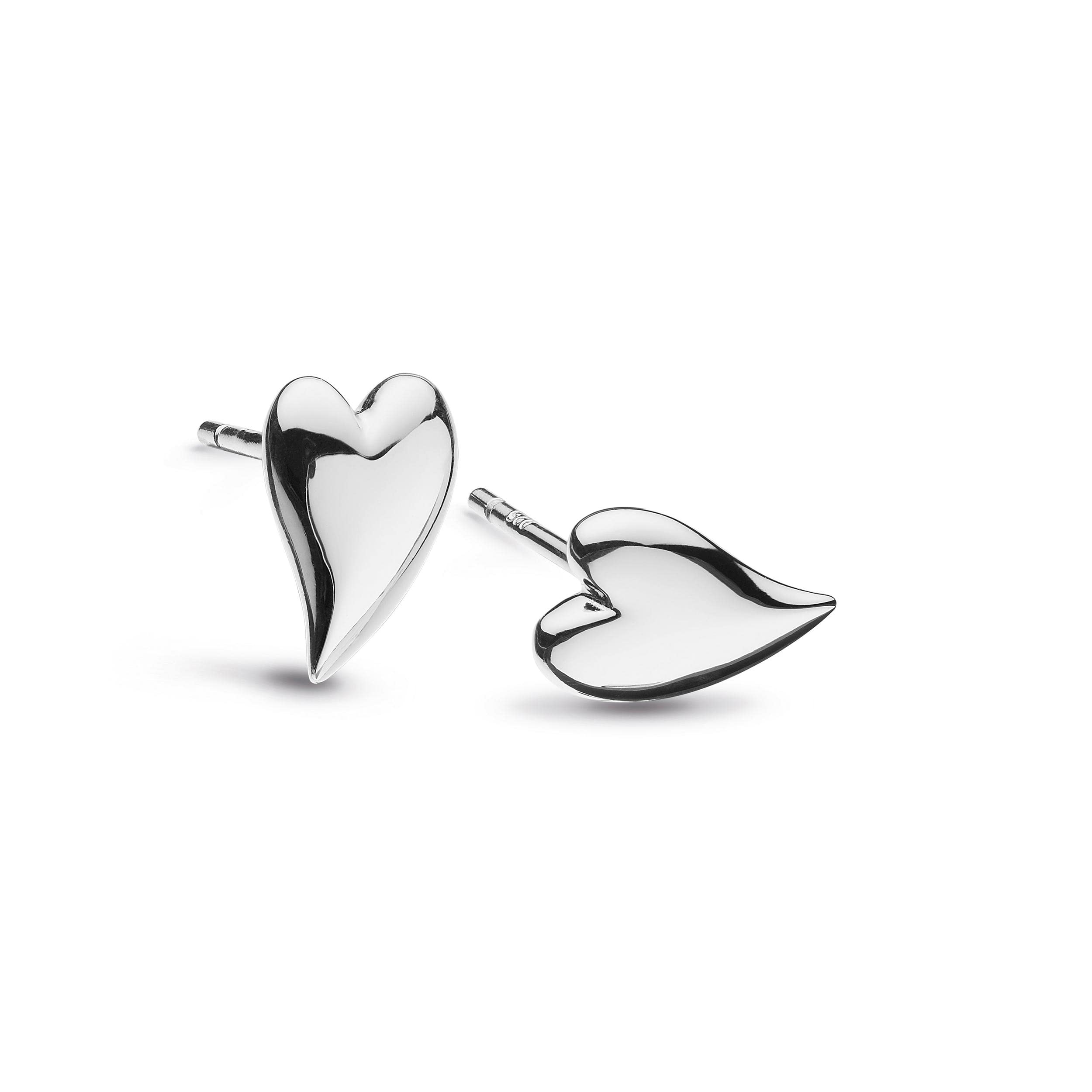 Kit Heath Orecchini A Perno In Argento Sterling Placcato Rodio Con Mini Cuore - Gioielli Donna Eleganti - 3