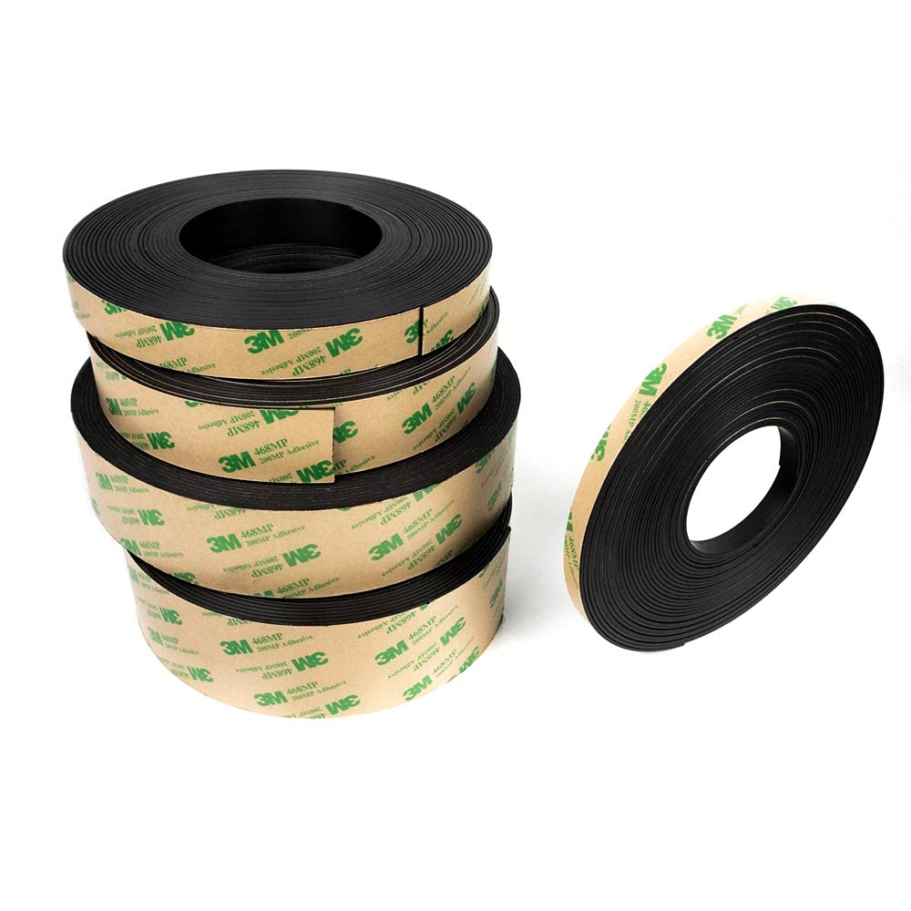 Rotolo magnetico adesivo morbido, nastro magnetico in rotolo da 10 m larghezza 30 mm, spessore 1,5 mm