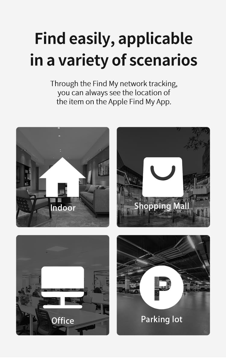 Find My Tag,Item Finder for Keys, Car, Wallet, Luggage, Bag, Pets and More, Works with Apple Find My App (iOS only), GPS Tracker for Kids (Blue)