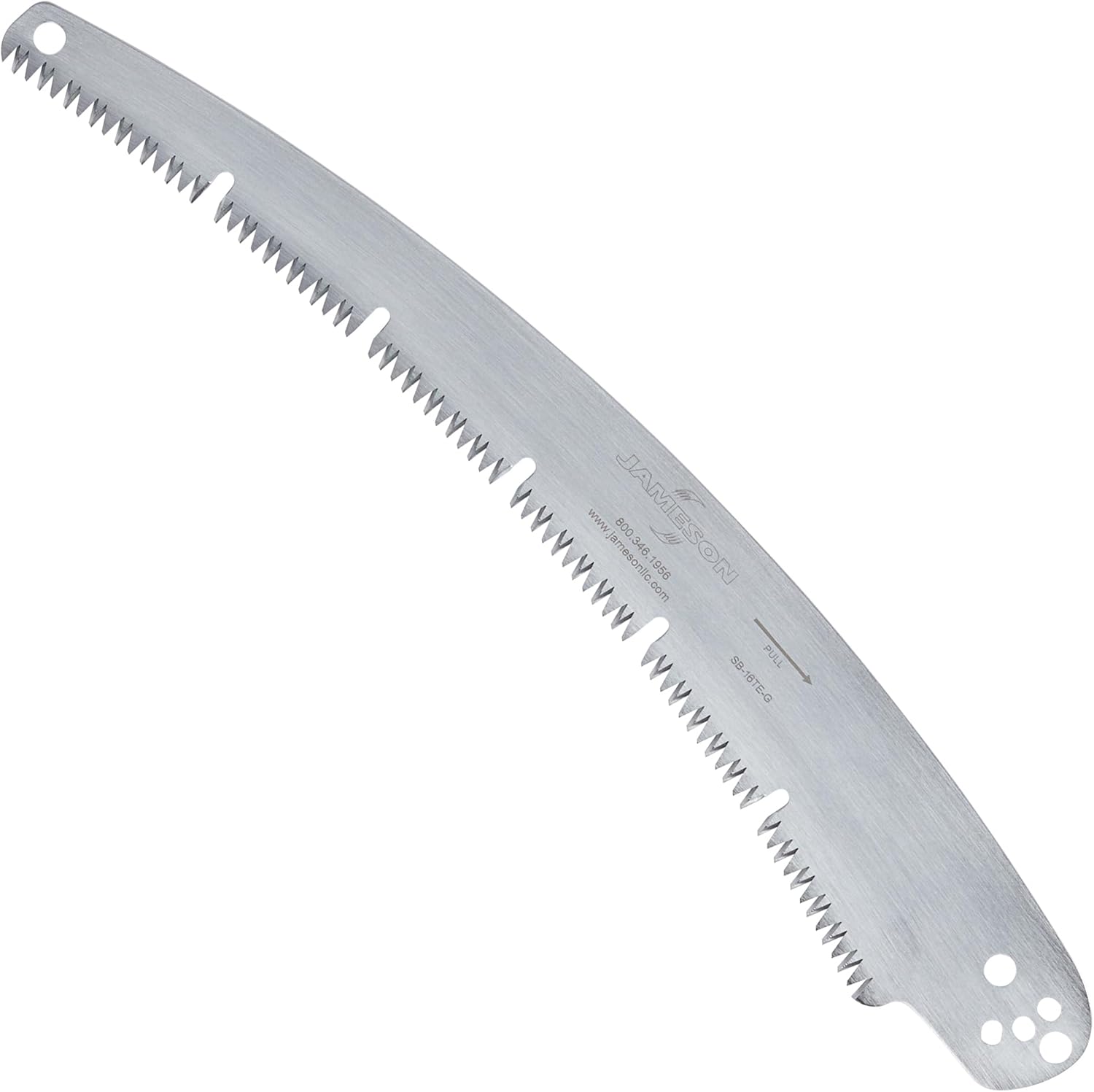 Barracuda™ 16-Inch Tri-Cut Saw Blade with Gullet Edge | Hard Chrome-Plated, Impulse Hardened Teeth | Fits Jameson Poles