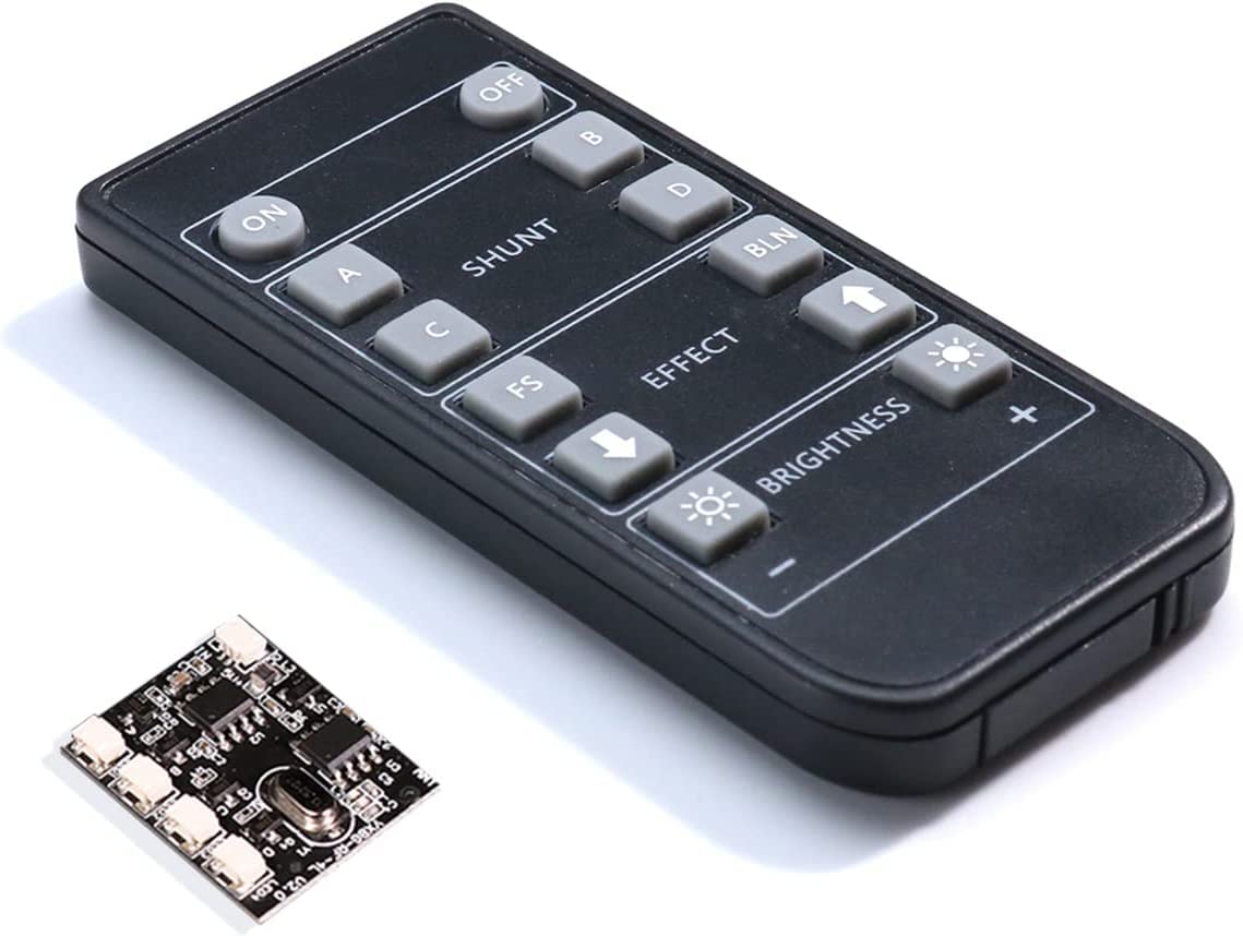 BrickBling Remote Control & Module for DIY Lego Lighting Compatible with Major Brands, Easy Installation, Ages 12+