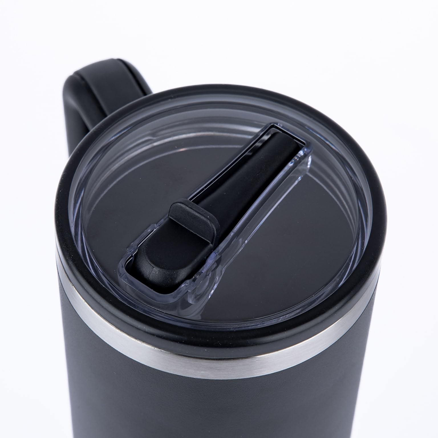 Borussia Mönchengladbach Thermobecher XXL | Offizieller Fanartikel Fohlenshop | 1,2L Edelstahl, klappbarer Strohhalm, spülmaschinengeeignet