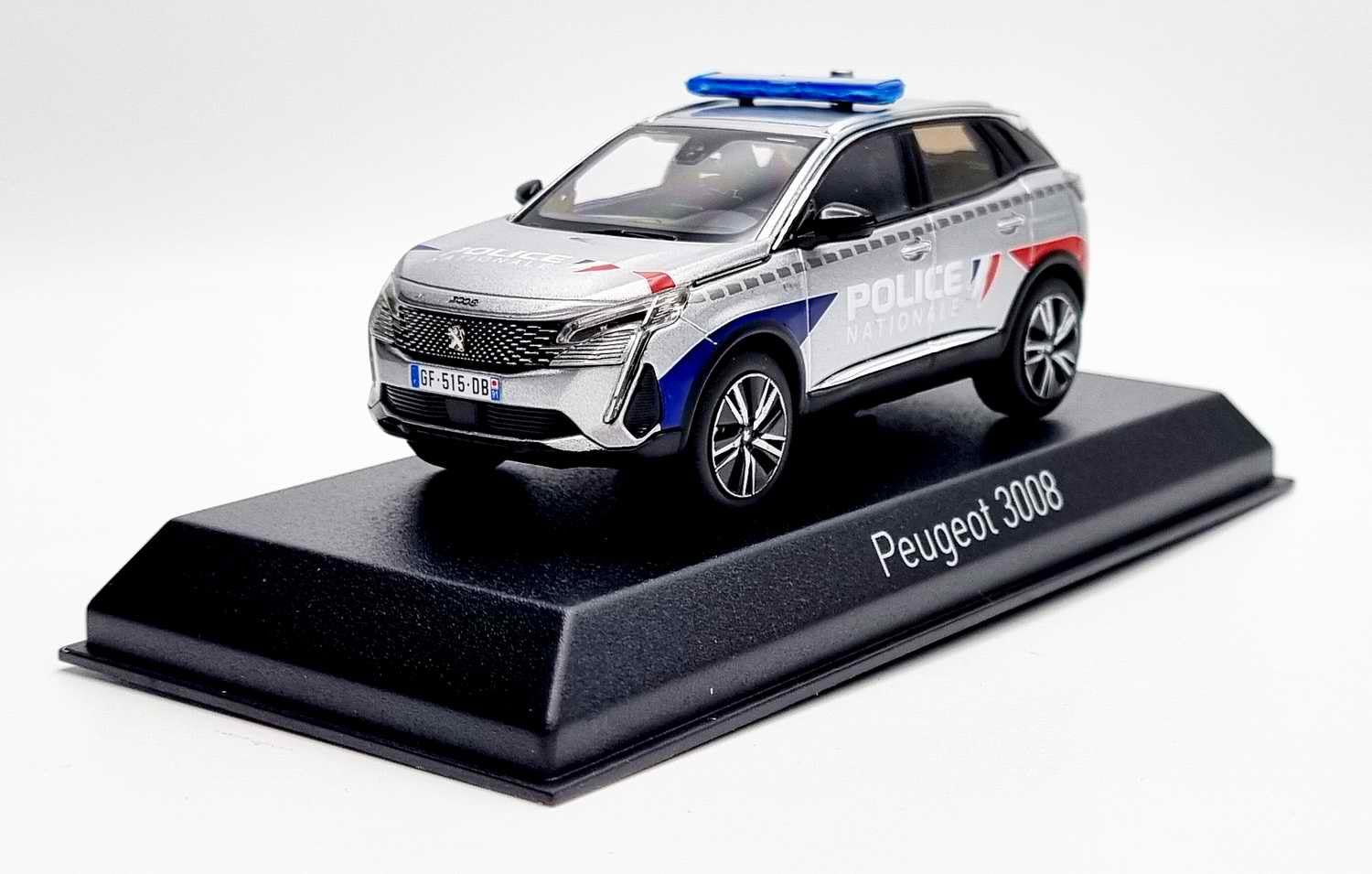 NOREV Voiture de Collection Compatible avec Peugeot 3008 Police Nationale 2023 1/43 en Métal PEUGEOT3008