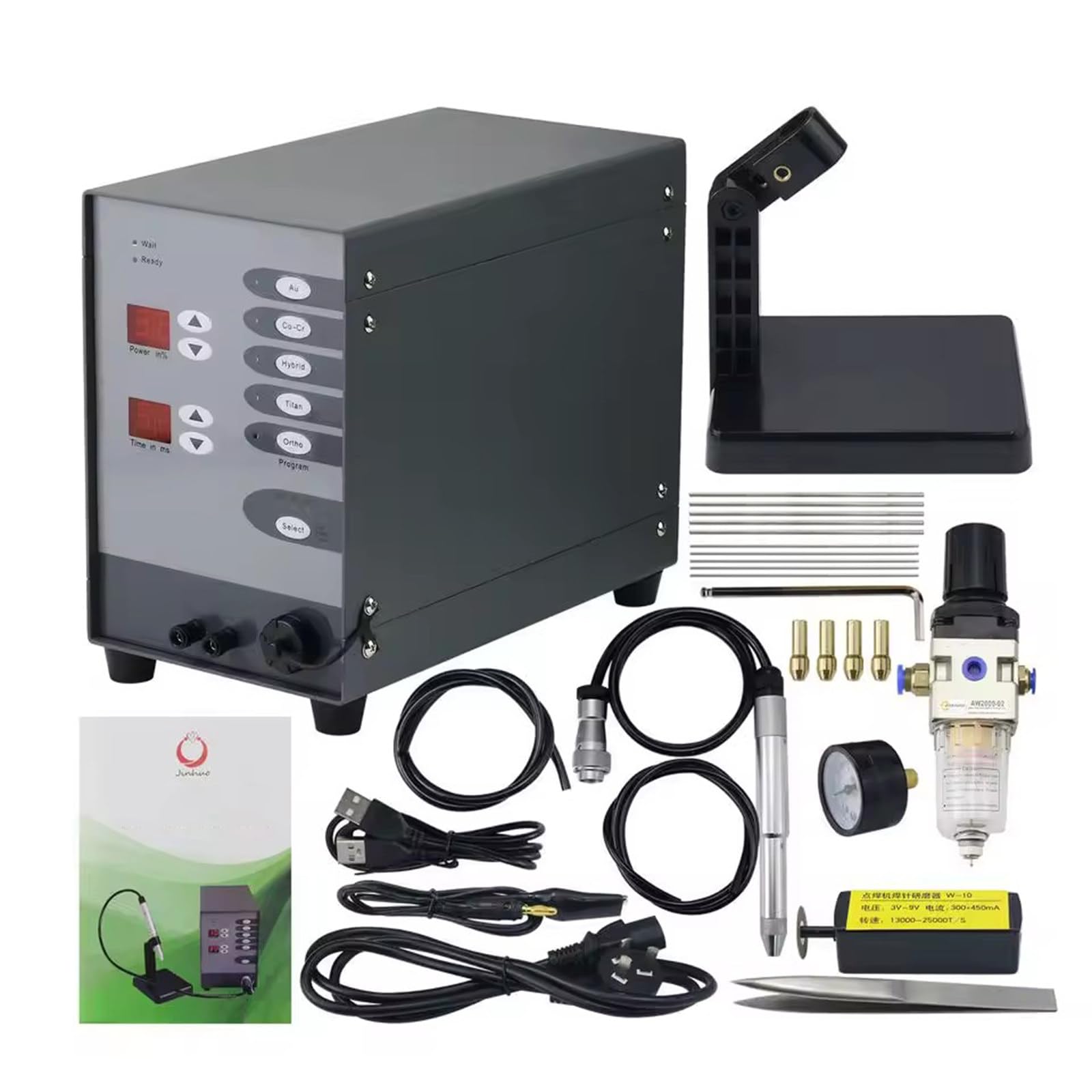 Máquina automática de soldadura por puntos CNC, soldadora de mano para metal, kits de soldadura de joyería de 220 V para soldadura de oro sólido, aluminio y titanio, portátil y fácil de usar