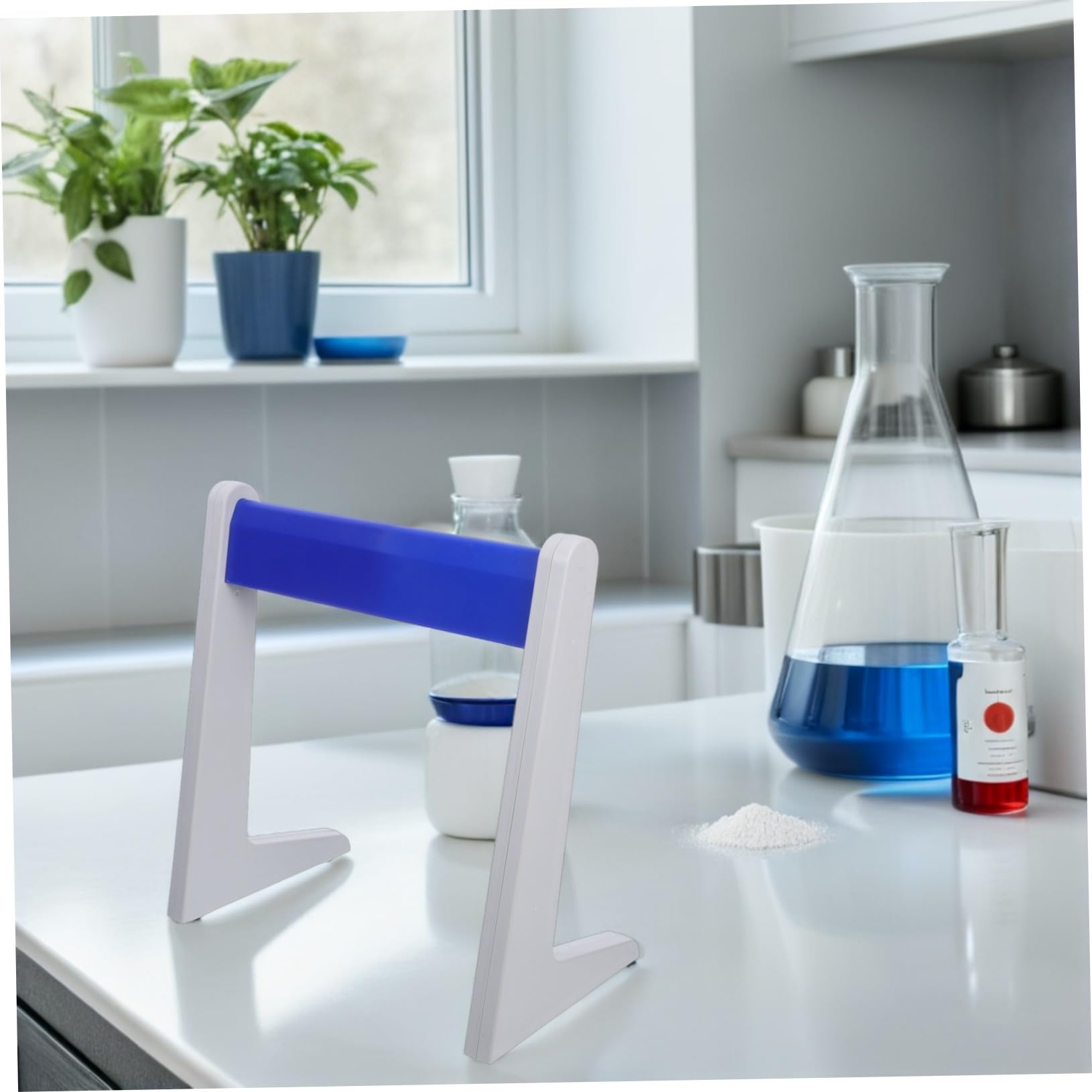 Soporte de Pipetas de Plástico Compacto para Laboratorio Organizador y Desmontable para Almacenamiento de Pipetas de Muestreo