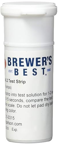 Tiras de prueba de pH para hacer cerveza, rango 4.6-6.2