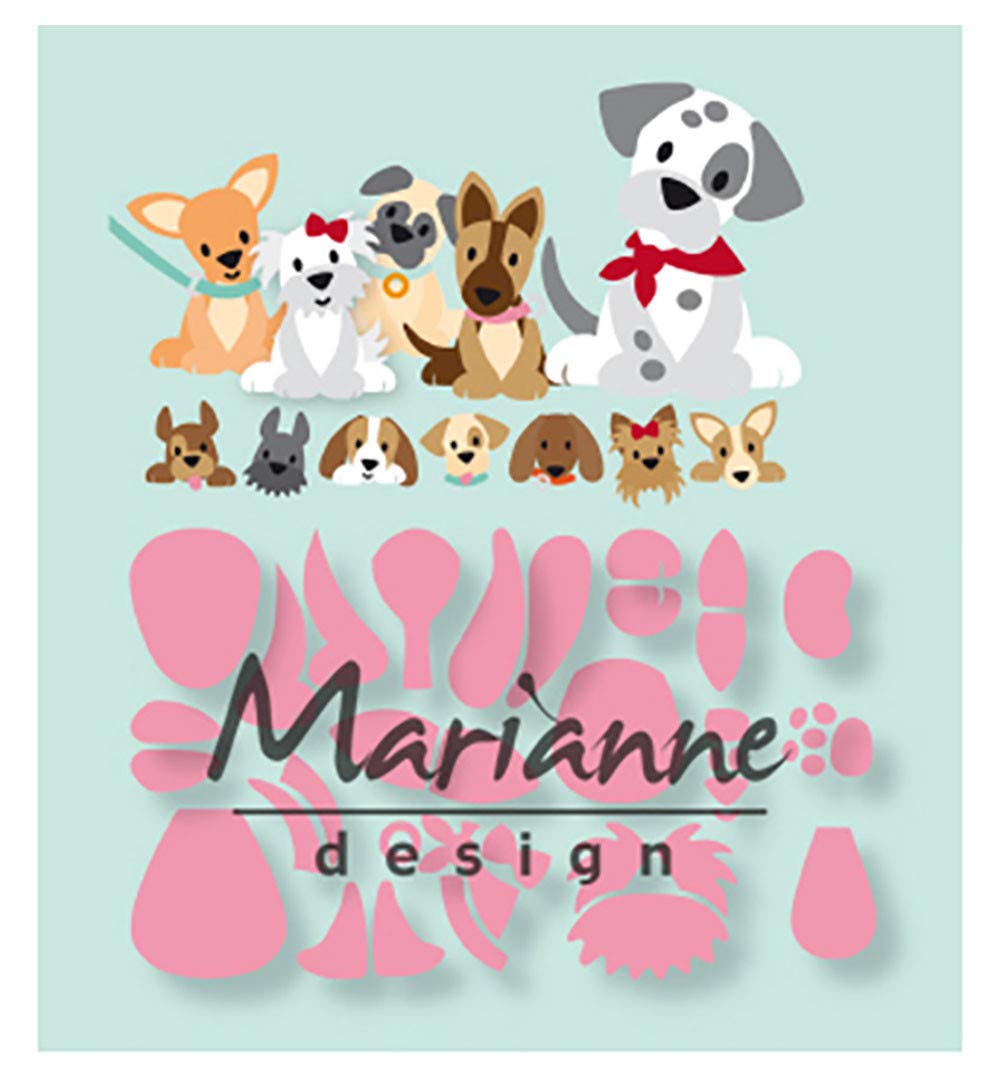 Marianne Design Pink Cutting Die, Metal, Medium