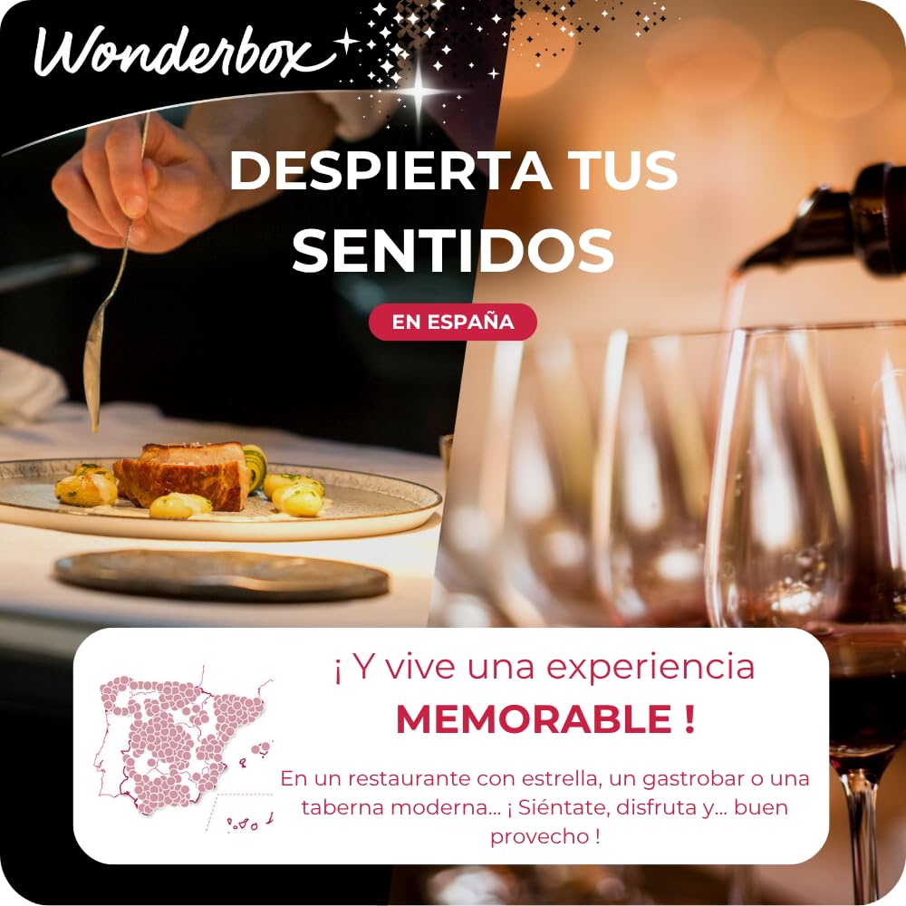 WONDERBOX Wonderbox - Caja Regalo - Tapas Y VINOS- 615 Actividades gastronómicas para Dos Personas… in use