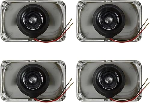 Miniatura 8 de Parts N Go Juego de bombillas halógenas H4 H4656, H4651, 4x6 rectangulares de conversión plana