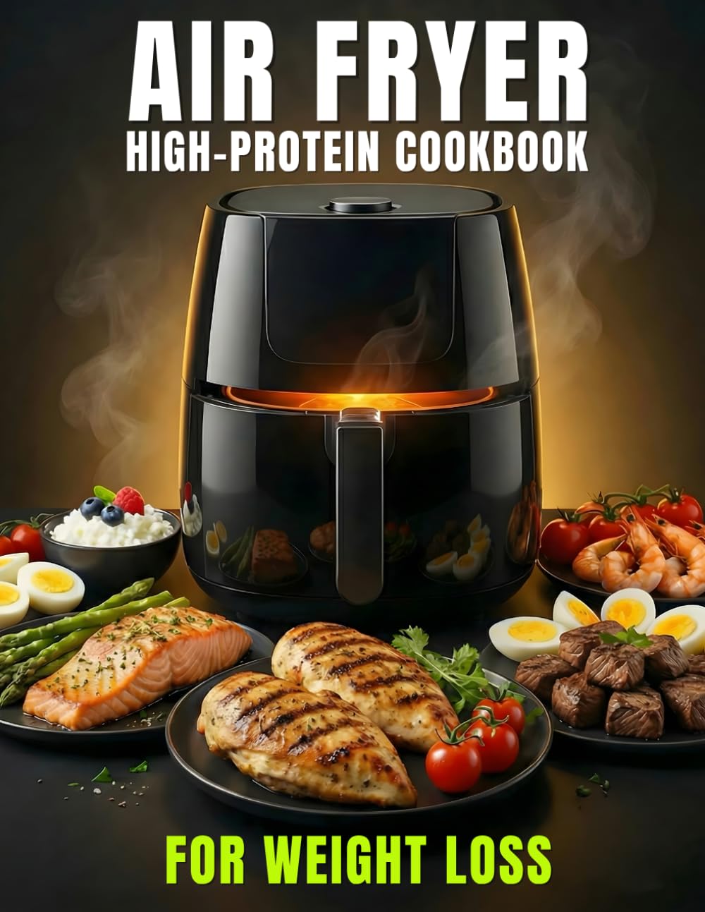 Air Fryer High Protein Cookbook for Weight Loss: Easy, Macro-Friendly Recipes with a 30-Day Meal Plan to Burn Fat and Build Lean Muscle