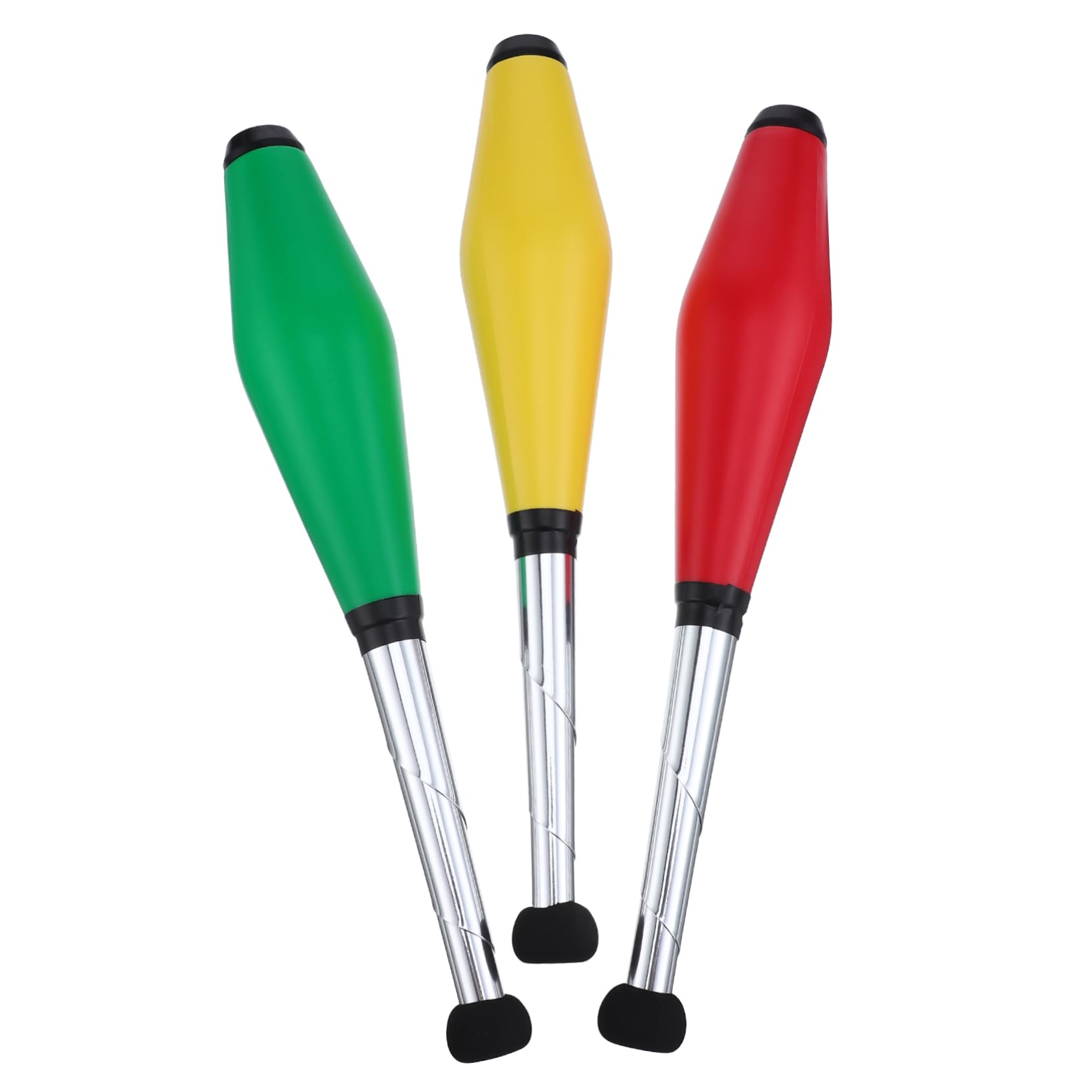 3pcs Juggling Pins Pe Juggling Clubs for Beginners and Professionals Multi-Functional Outdoor Toy for Skill-Building and Performance Props