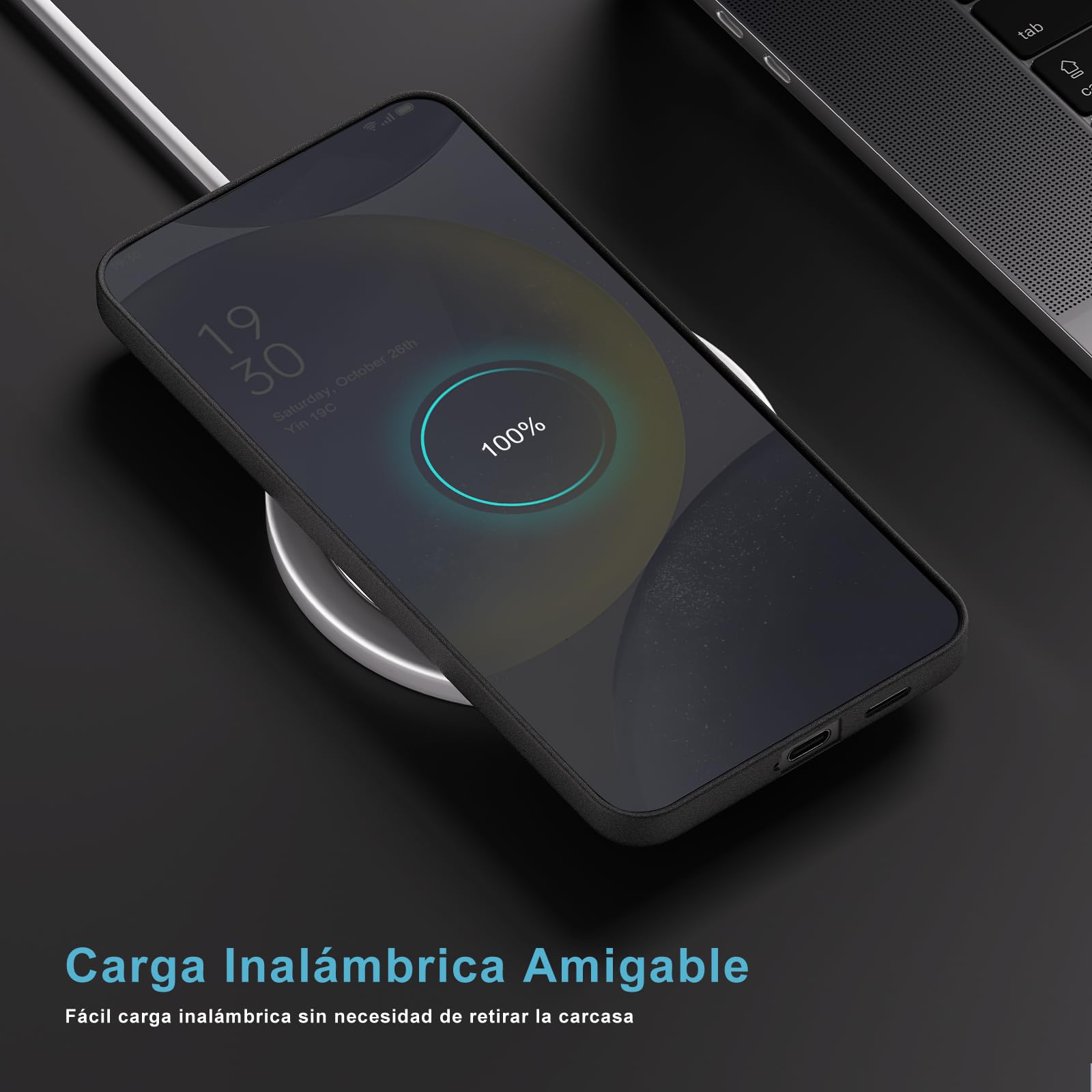 memumi Ultra Sottile Custodia per iPhone 15 Pro, 0.3mm Super