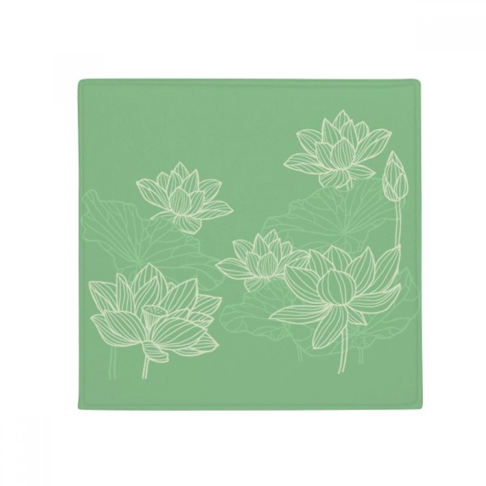 Cadeau tapis pet mat fleur de lotus 50x50cm pour salon