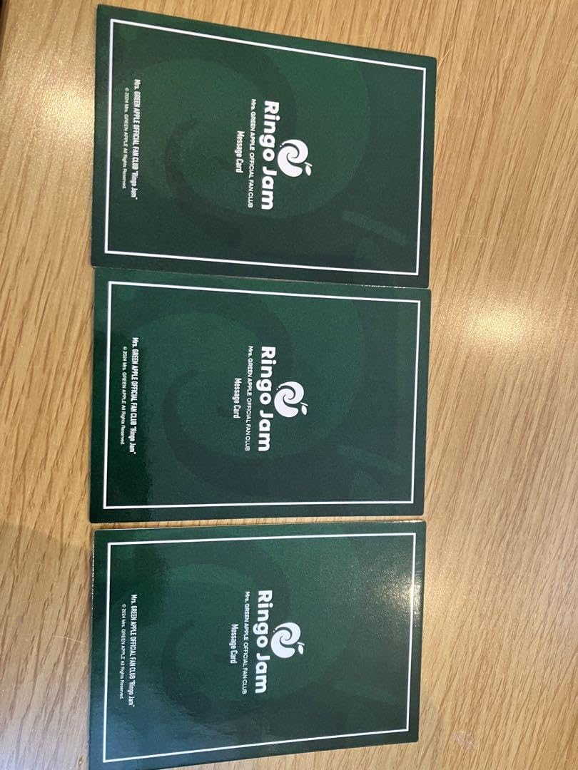 Mrs. GREEN APPLE メッセージカード3枚 Amazon.co.jp: ミセスグリーンアップル メッセージカードセット