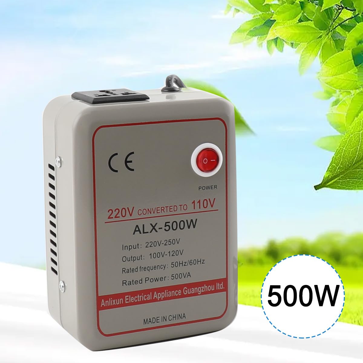 Transformador 220v a 110v Convertidor De Voltaje 500w Transformador Convertidor De Voltaje Abajador Convertidor De Tensión De Alimentación